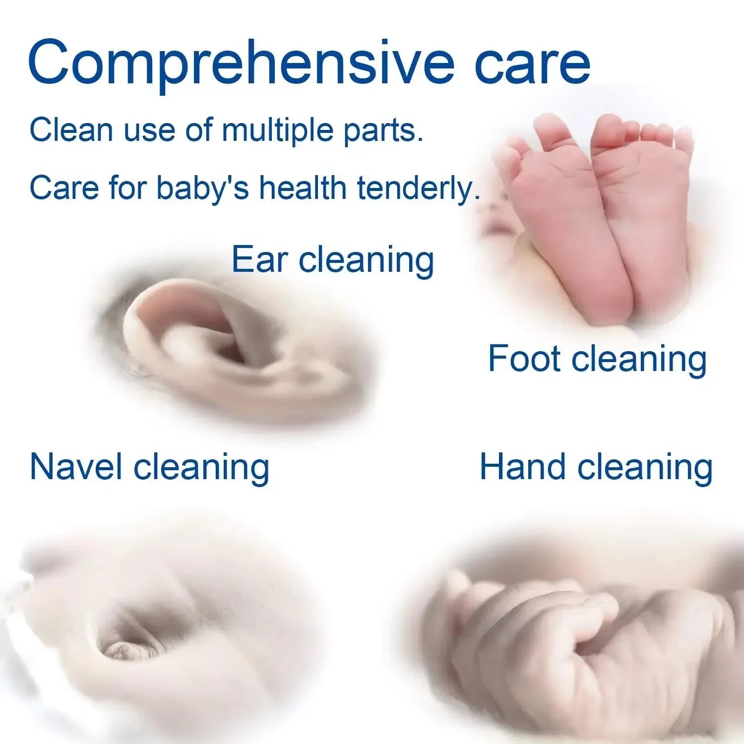 500Pcs 5 Packs Double-Ended Cotton Swabs, Baby Cotton Swabs, Ear Cleaning Sticks, Healthy Cleaning Tools