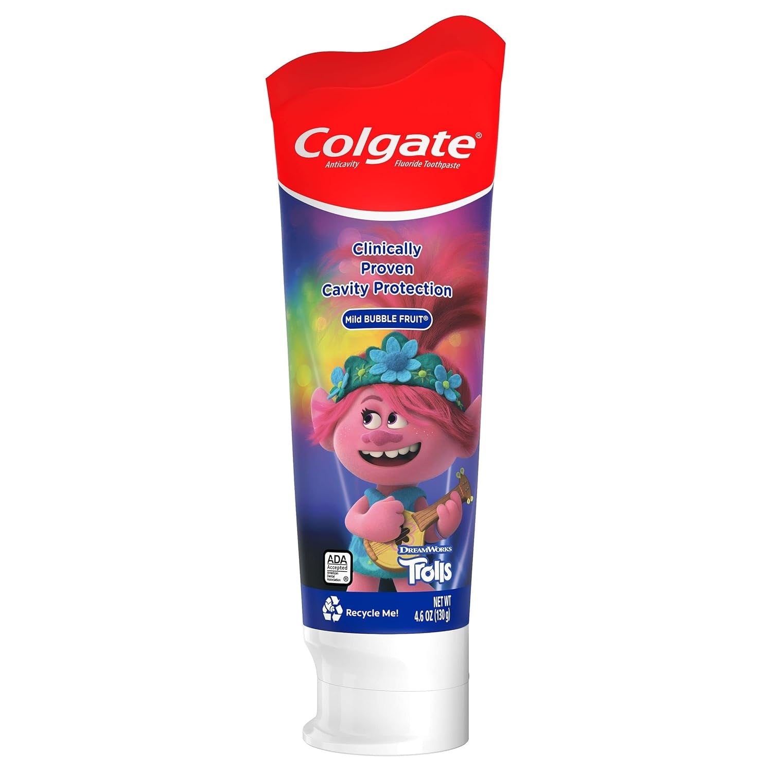 Kids Toothpaste with Anticavity Fluoride, Trolls, 4.6 Oz, 0.35 Fl Oz